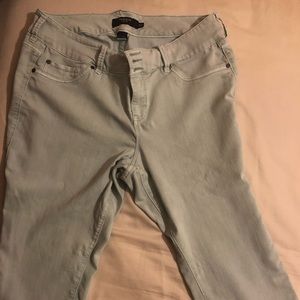 Torrid jeggings. Size 20 short. Very light mint green color.